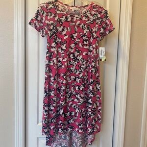 NWT LuLaRoe Mickey Mouse XXS Carly Dress - 9057
